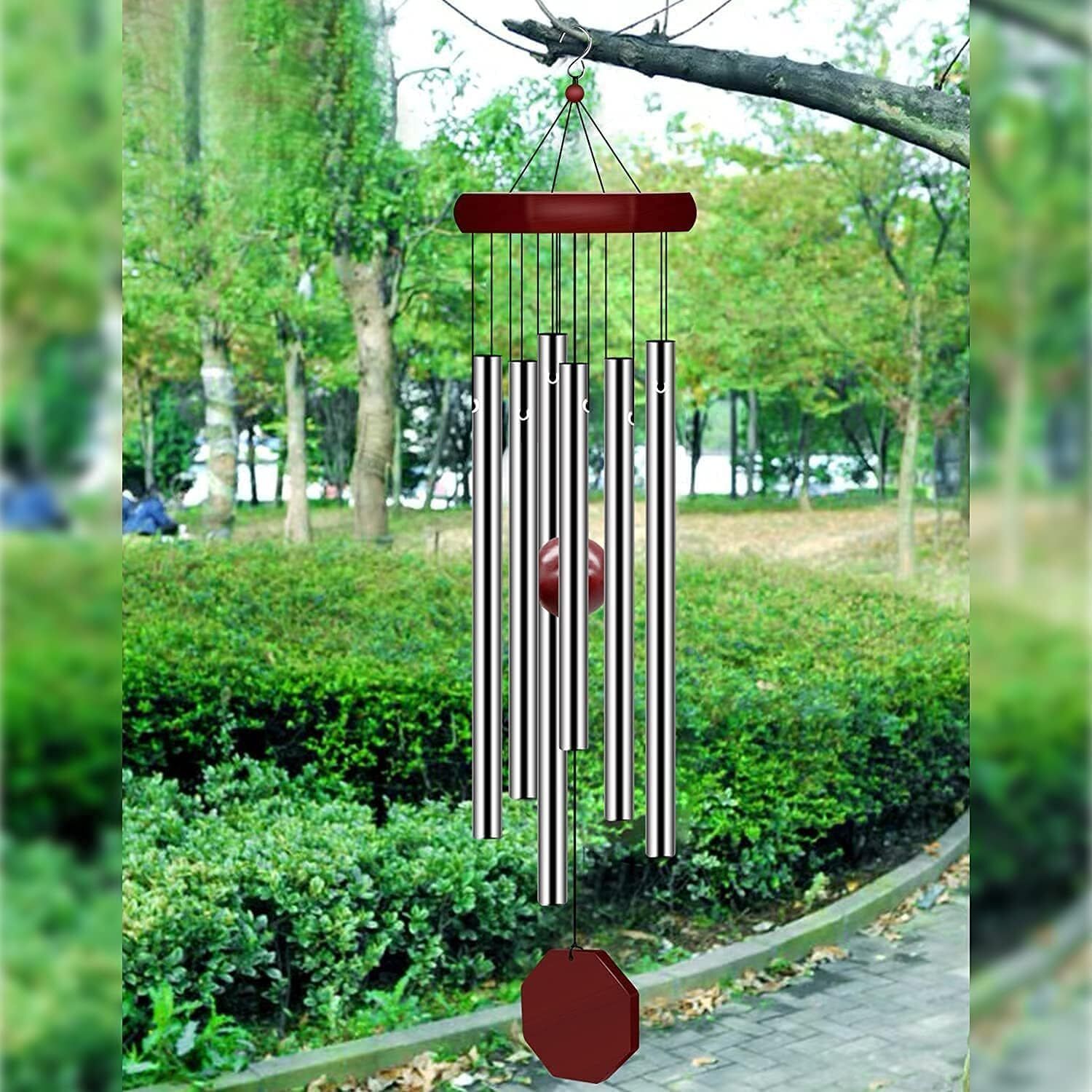 Positive Energy Aluminium Wind Chimes for Home, Balcony,Garden Decor Windchime Aluminium Windchime-image-32