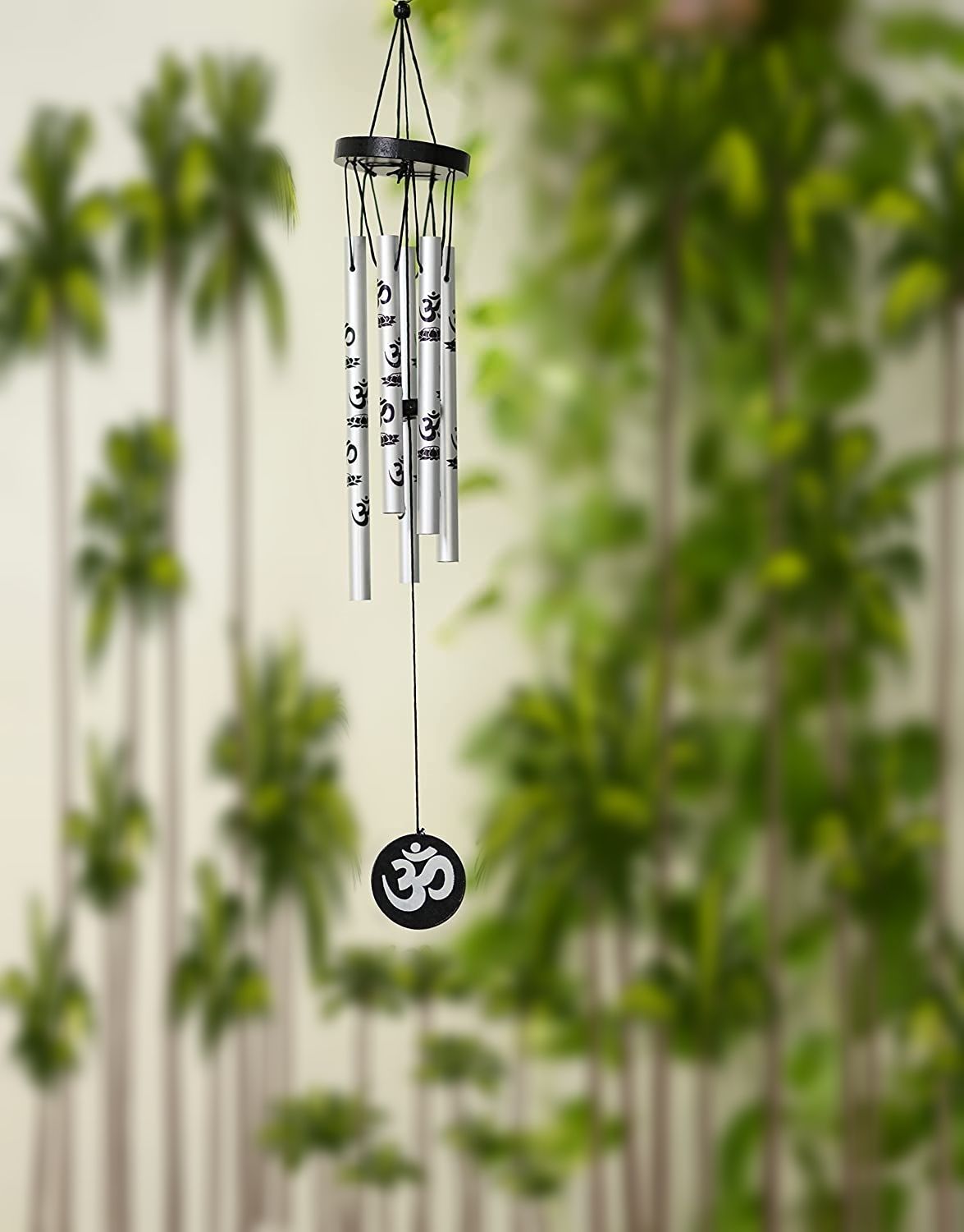 buyab factory Hanging for Home Balcony Office for home decoration positive energy vastu M1192 Steel, Wood Windchime-picture-28