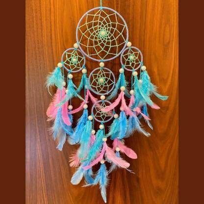 Dream Catcher, Wall Hangings, Crafts, Home Décor, Balcony, Garden F Feather, Aluminium Dream Catcher-image-8