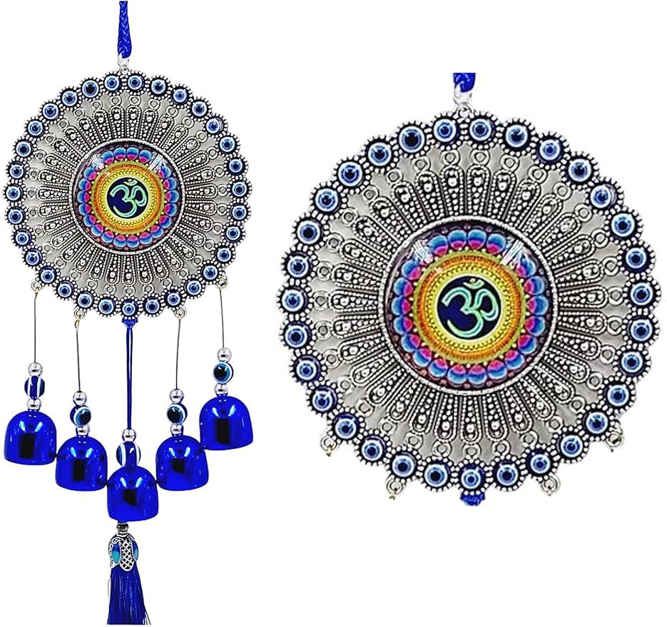 Synlark Evil Eye Wind Chime For Home Copper Windchime Positive Vibes Brass, Plastic Windchime-picture-47