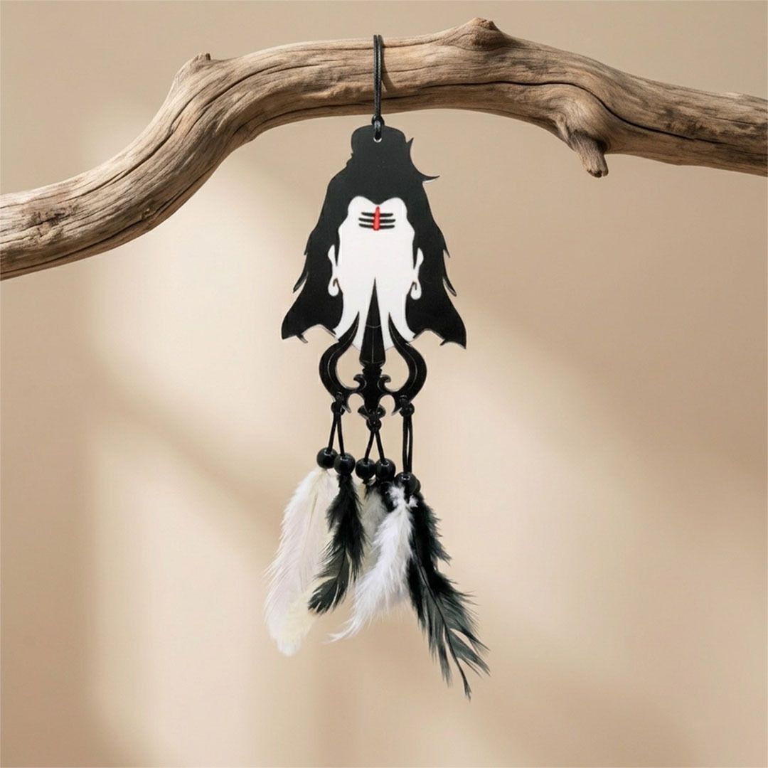 Faceless Shiva Car Hanging Acrylic Rear View Mirror Decor Plastic Dream Catcher-image-34