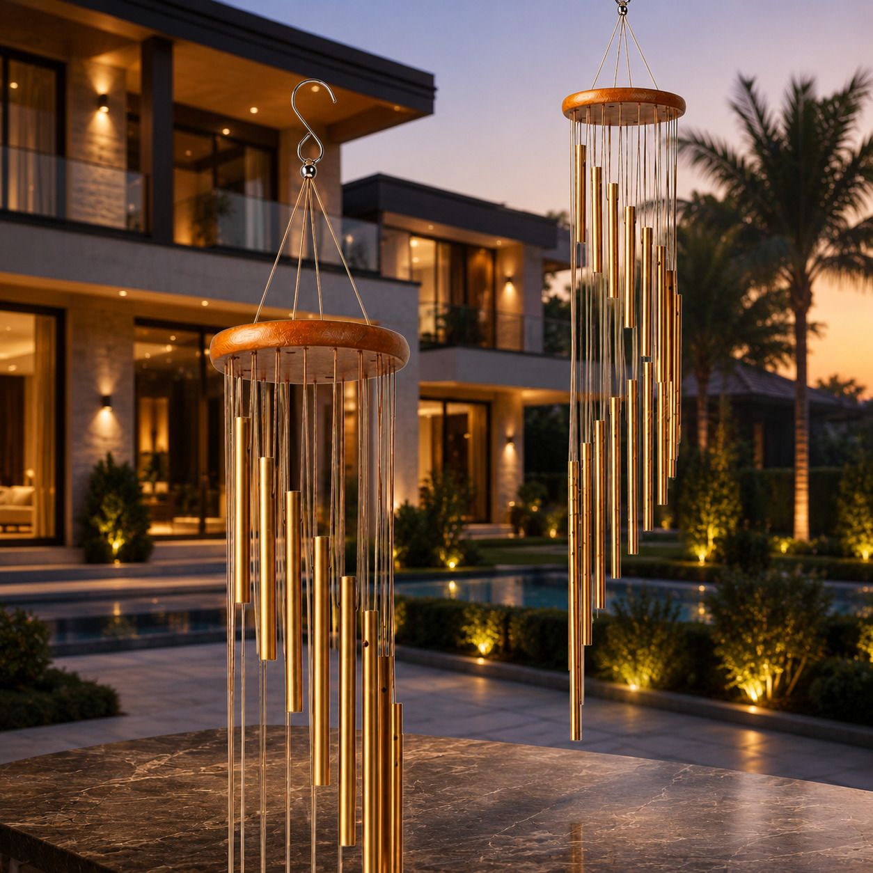 valashiv Wind Chime Big 15 Tube Wind Chimes for Home Garden Serenity, Patio, Balcony Aluminium Windchime-picture-25
