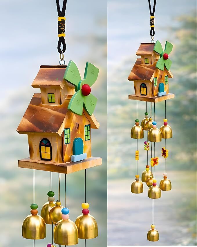 hge commerce Wood, Plastic, Nylon, Aluminium Windchime-picture-26