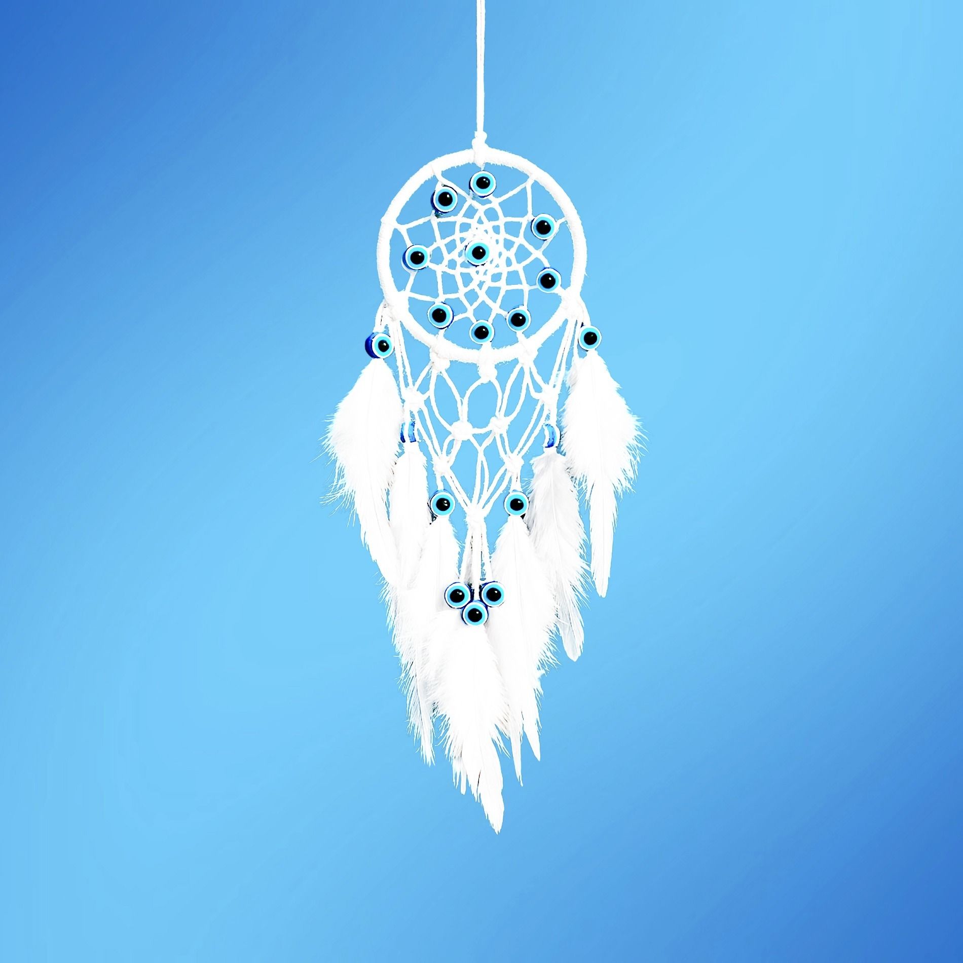 giftwa Evil Eye Dream Catcher for Car & Home Wool Dream Catcher-picture-46