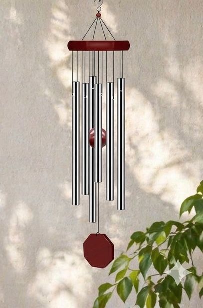 vpj Peaceful Harmony Wind Chime for Balcony Garden and Living Room Aluminium Windchime-picture-34