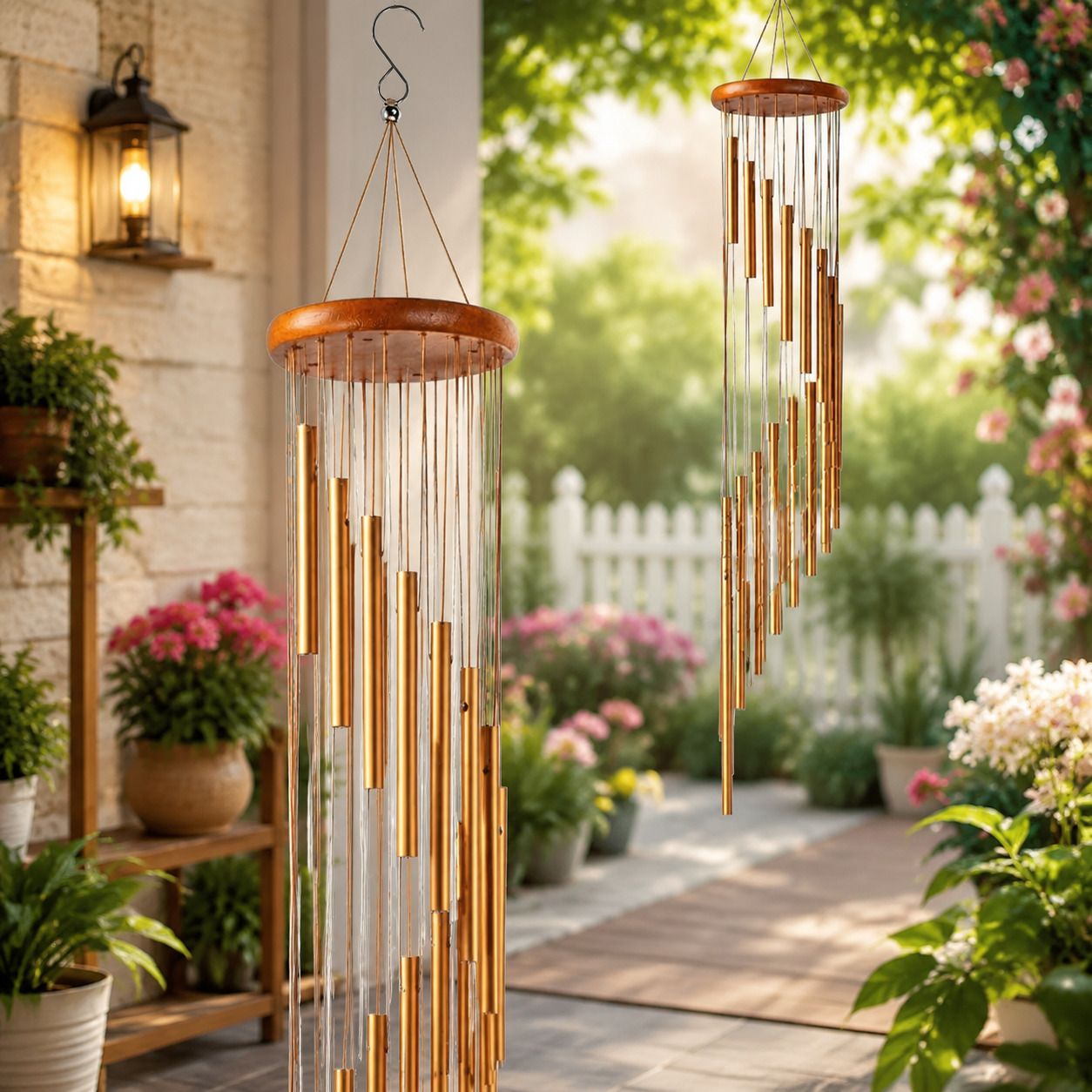 Wind Chimes,Sympathy Wind Chimes Outdoor Clearance with Tubes Aluminium Windchime-image-48