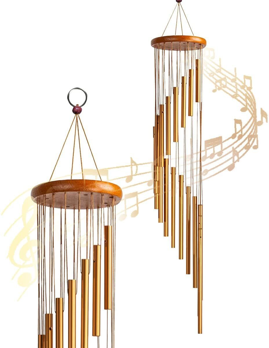 stalwart enterprise Metal Wind Chimes with 15 Pipes for Feng Shui at Home Balcony Positive Energy Aluminium Windchime-picture-31