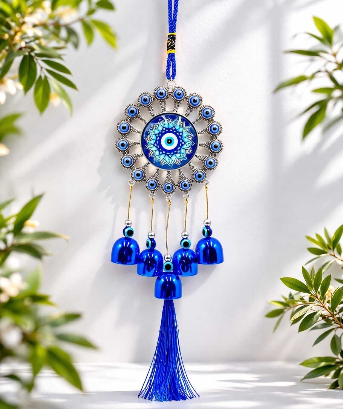 vaka trendy DREAM CATCHER AND BEAUTIFUL WINDCHIM (EVIL EYE) Aluminium Dream Catcher-picture-38