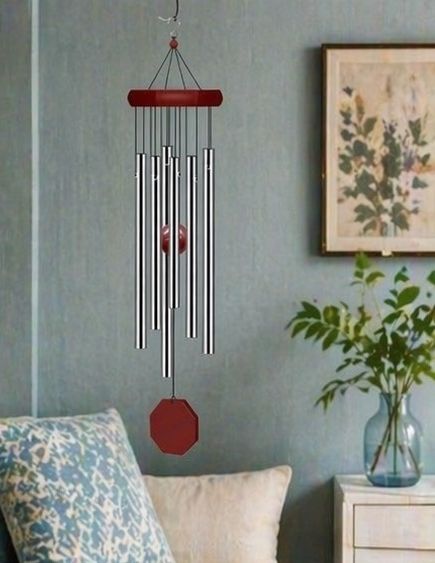 vpj Lucky Harmony Decorative Wind Chime with Soothing Musical Sound Aluminium Windchime-picture-30