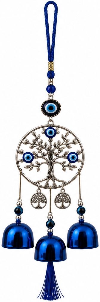 aadi shakti Single Tree of Life Wind Chime Brass Windchime-picture-36