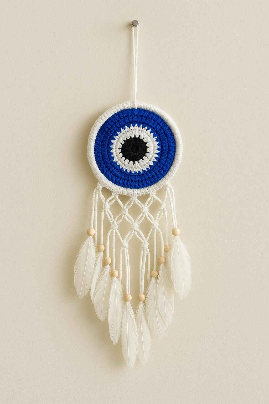 thincamxe Evil Eye 4 Inch DC Cotton, Feather Dream Catcher-picture-28