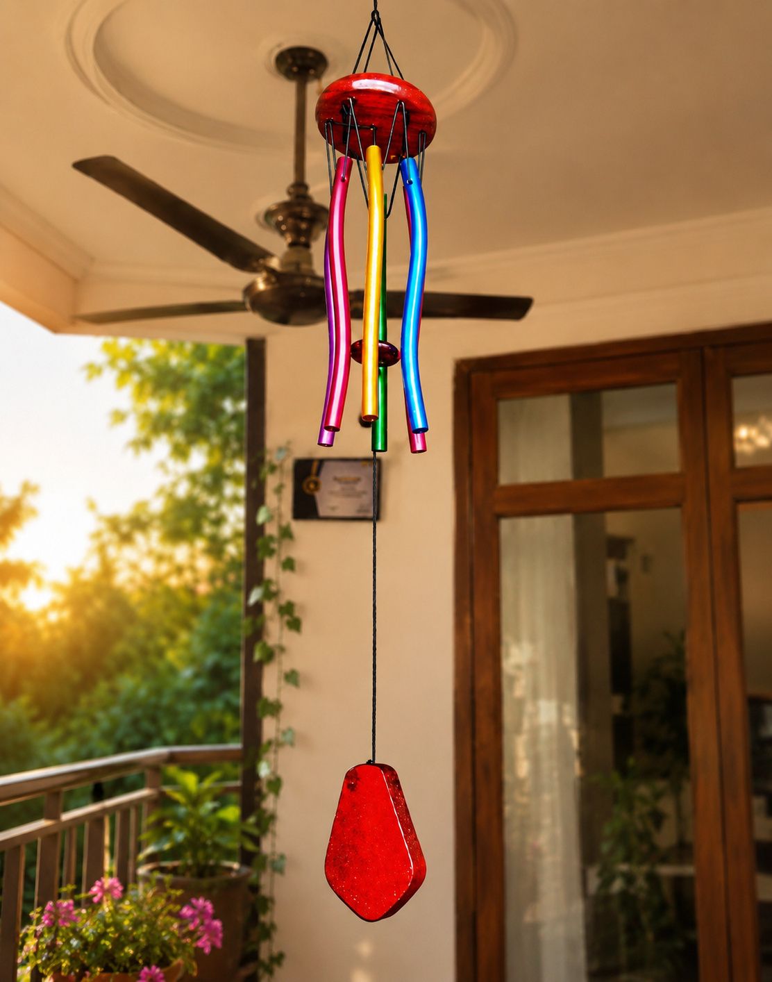 Colorful Metal Wind Chime for Home Decor Iron Windchime-image-20