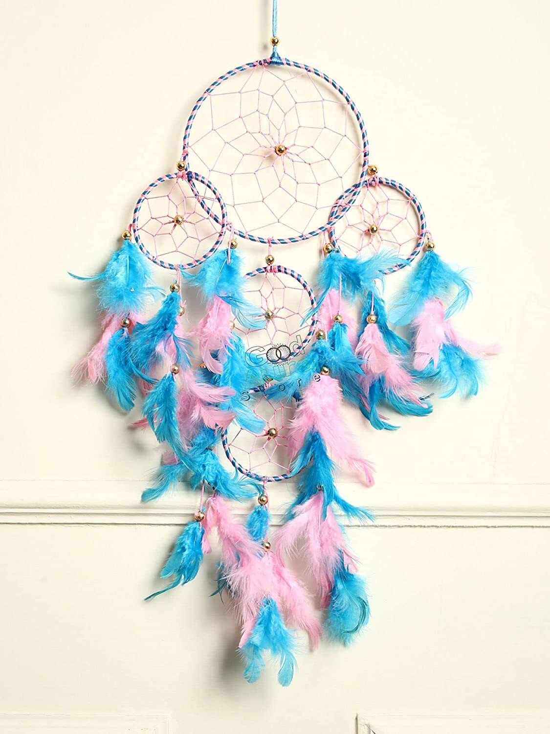 pnasgl Home Decor, Dream Catcher Wall Hanging for Bedroom Balcony Feather Dream Catcher Feather Dream Catcher-picture-31