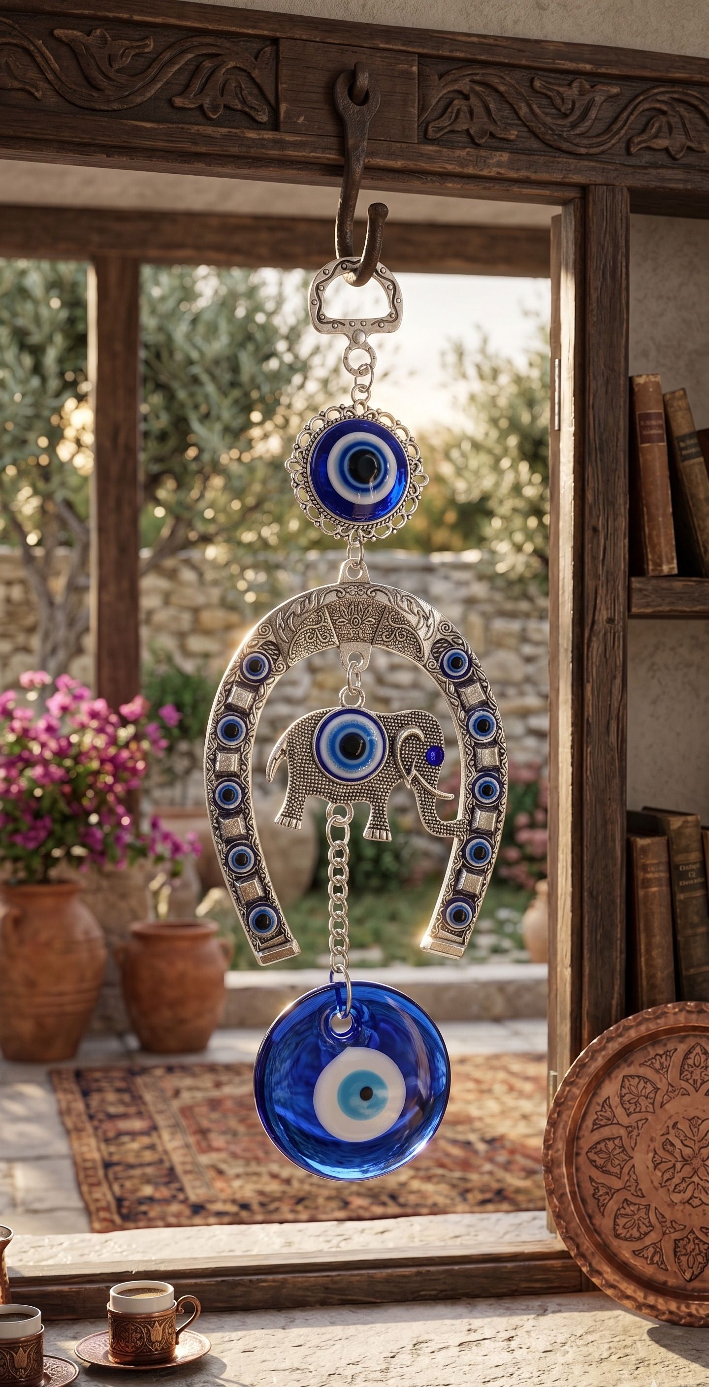 chidakash Home Decorative Feng shui- tibetan Wind Chime Aluminium, Wood, Brass Windchime-picture-43