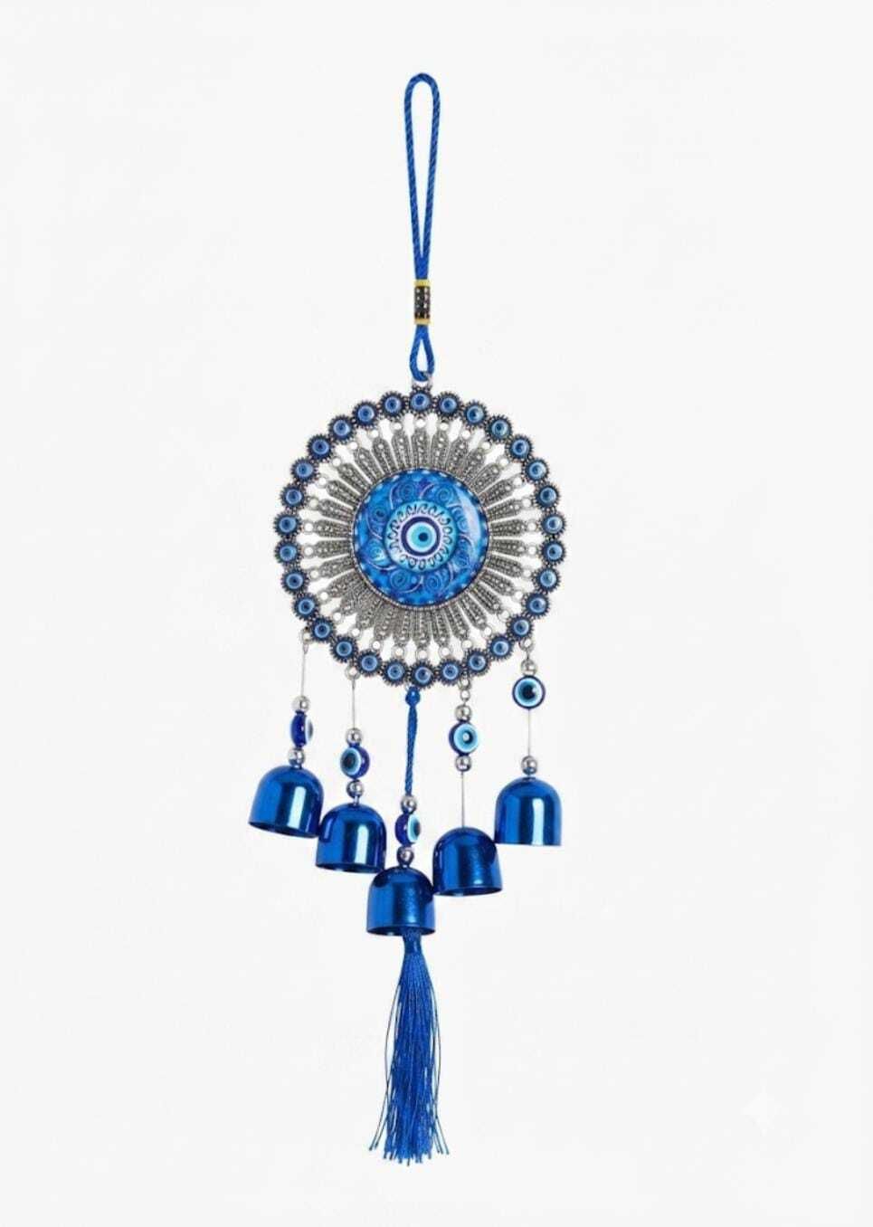 Evil Eye Aluminium, Brass, Crystal, Stainless Steel Wind Spinner-image-38