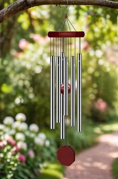 Wind Chimes for Home Positive Energy Hanging Bells with Melody Sound Aluminium Windchime-image-1