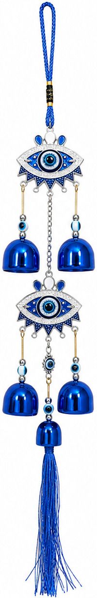 divinek Blue Evil Eye Wind Chime Glass Windchime-picture-23