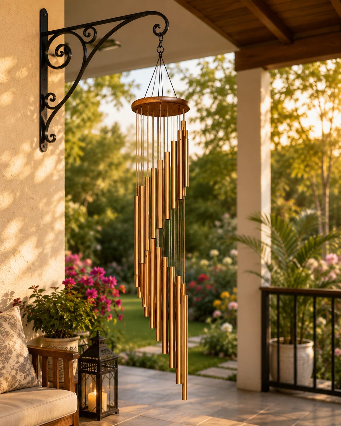 valashiv Wind Chime Big 15 Tube Wind Chimes for Home Garden Serenity, Patio, Balcony Aluminium Windchime-picture-33