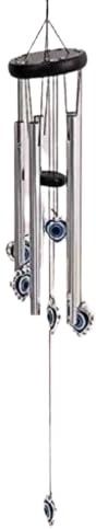 Evil Eye Wind Chime, for Home and Balcony Decoration, Positive Energy, Vastu Aluminium Windchime-image-48