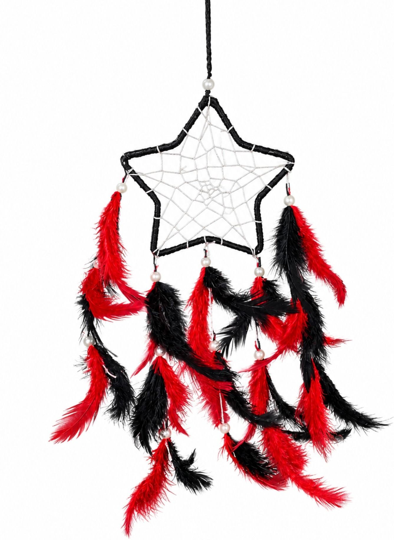 giftwa Star Shape Dream Catcher Car Hanging,Wall Hanging Home Decor Stainless Steel, Feather Dream Catcher-picture-25