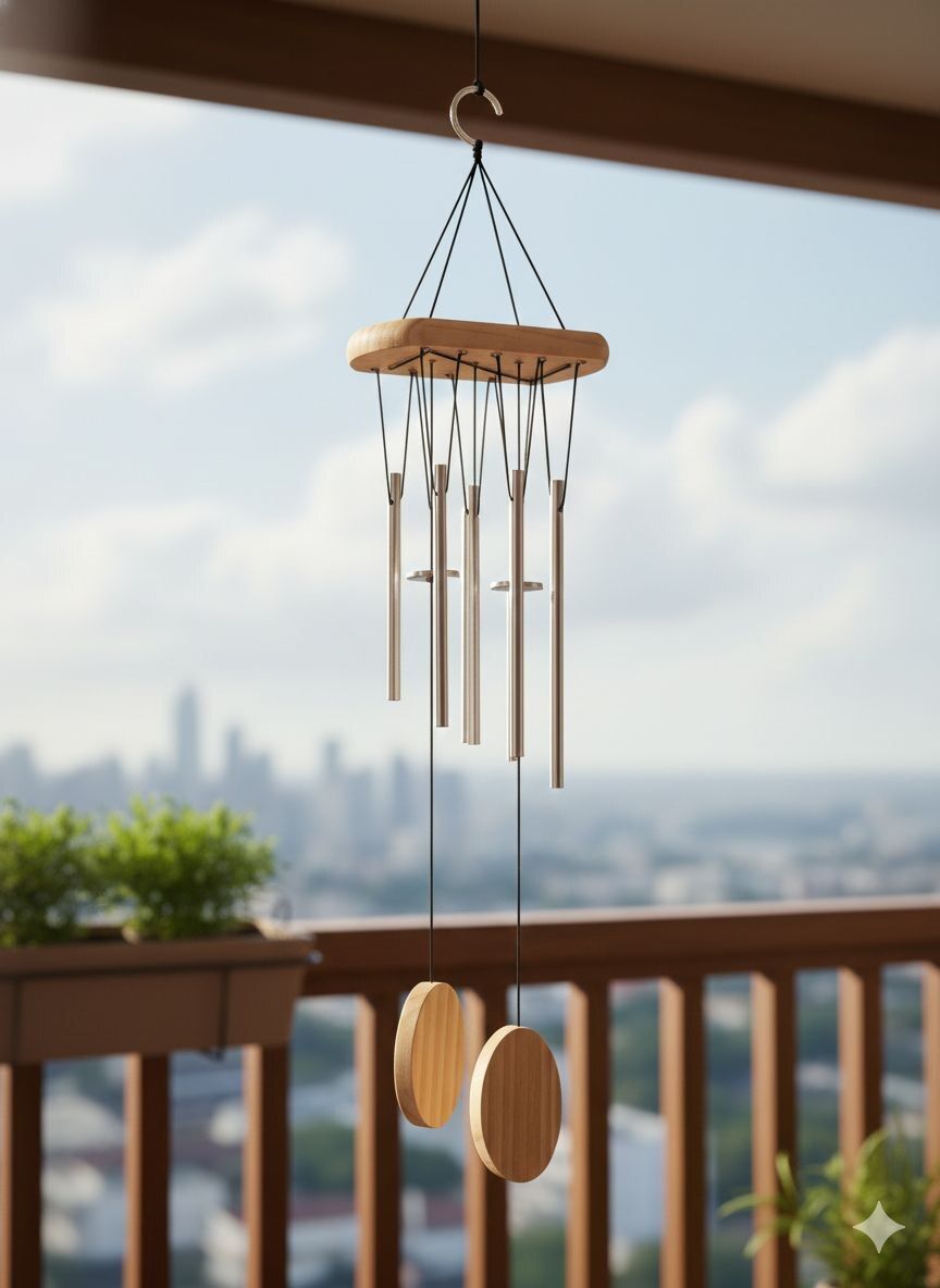 Wind Chimes for Home Positive Energy - Hanging Bells Iron Windchime-image-16