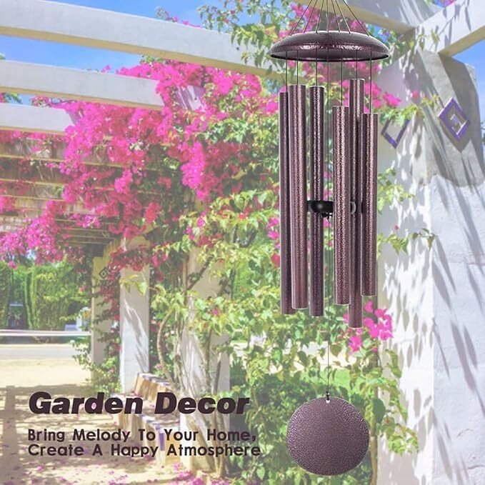 36 Inch deep tone bronze Windchime Aluminium Windchime-image-45