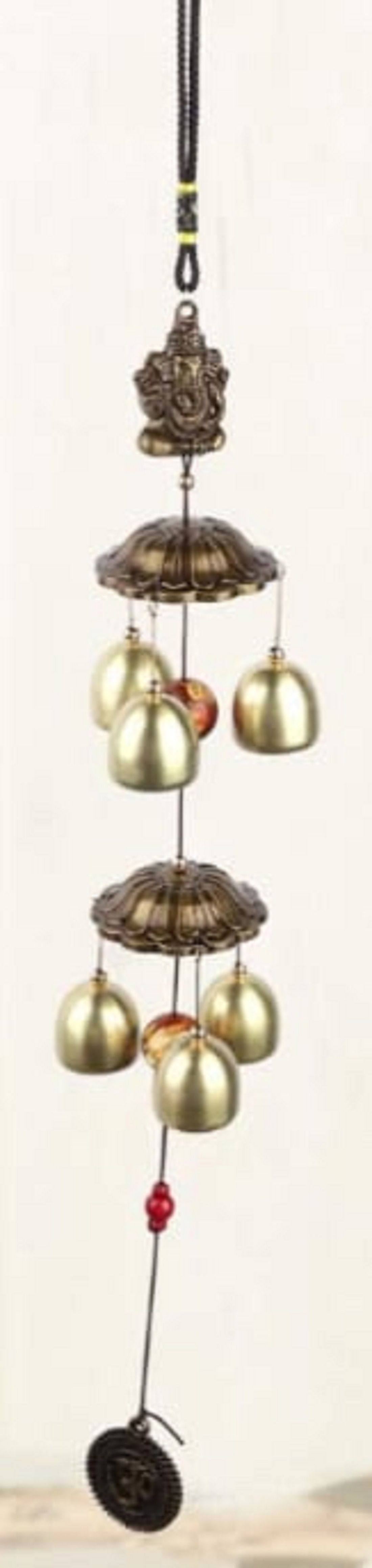 Love Kart ganesh Windchime For Home Decor Wall hanging Fengshui & Gifting Aluminium Windchime-picture-17