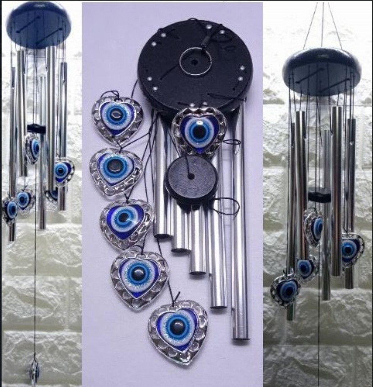 apsw28 Stainless Steel, Wood, Plastic Windchime-image-12