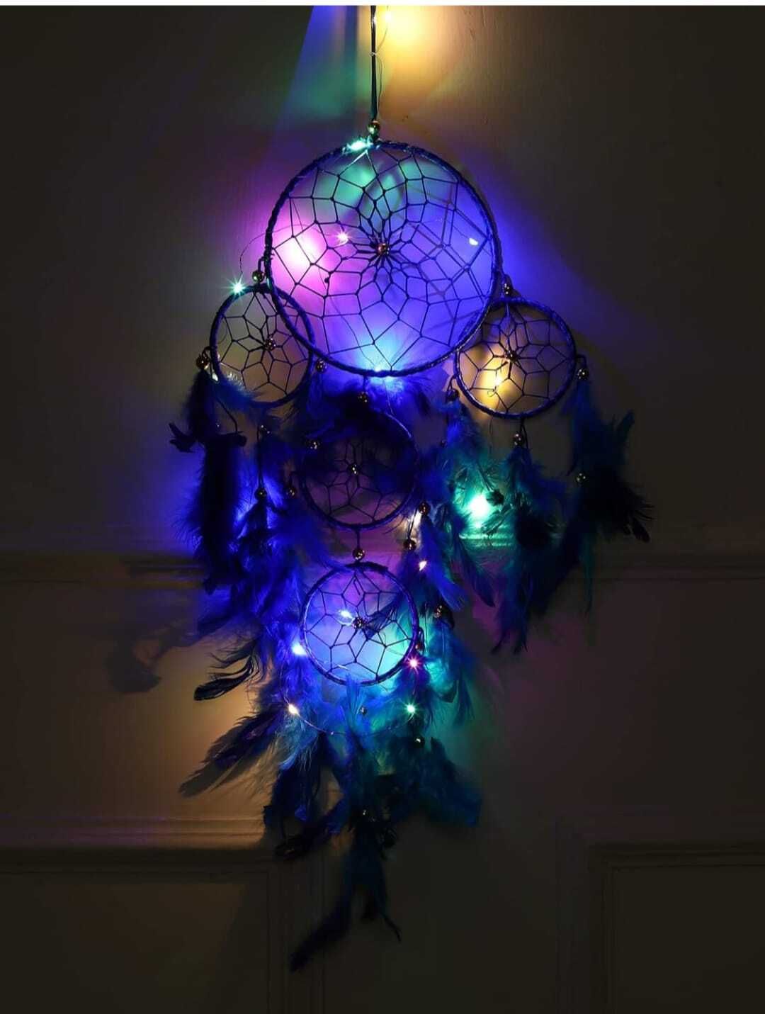 Handcrafted Bohemian Wall Hanging Décor for Bedroom Feather Dream Catcher