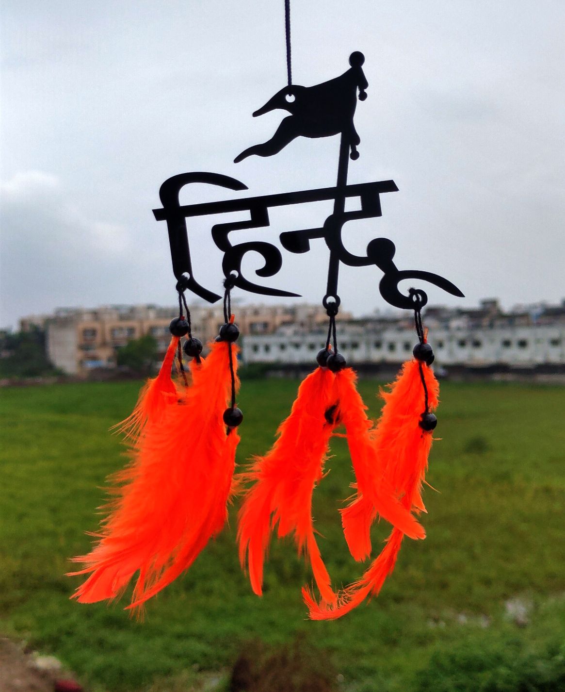 sanveyance Car Rear View Mirror Hanging Accessories Hindu With Feather Car Decor-010 Plastic Dream Catcher-picture-17