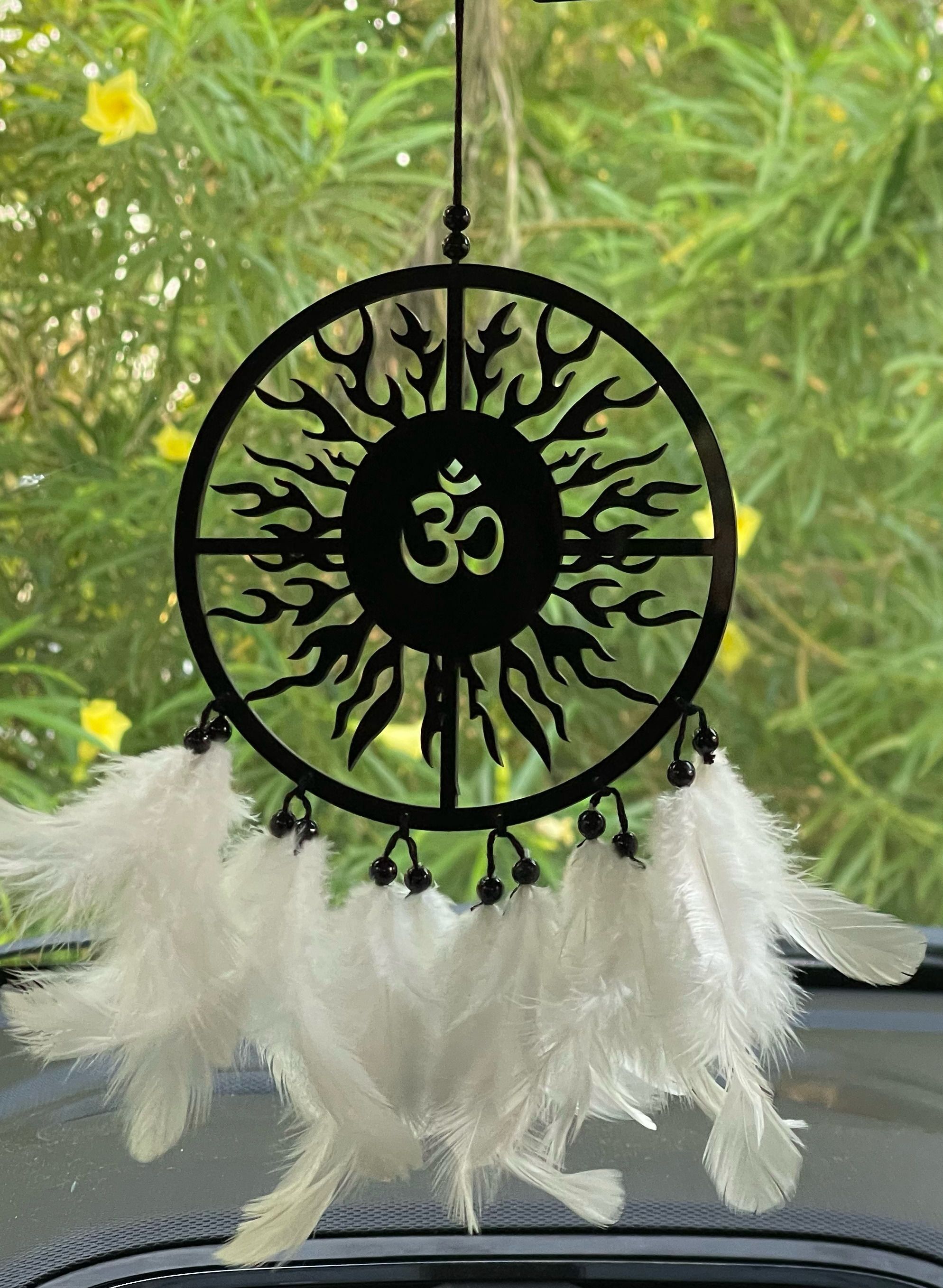 Dream catcher feather design 12 Feather, Wood Dream Catcher-image-32