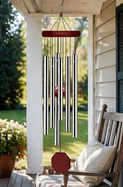 vpj Tranquil Sounds Premium Wind Chime for Indoor Outdoor Use Aluminium Wind Spinner-picture-19