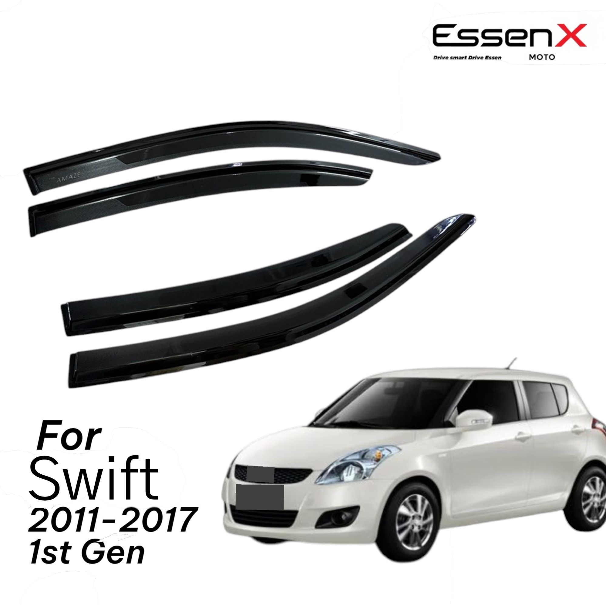 front, rear wind deflector