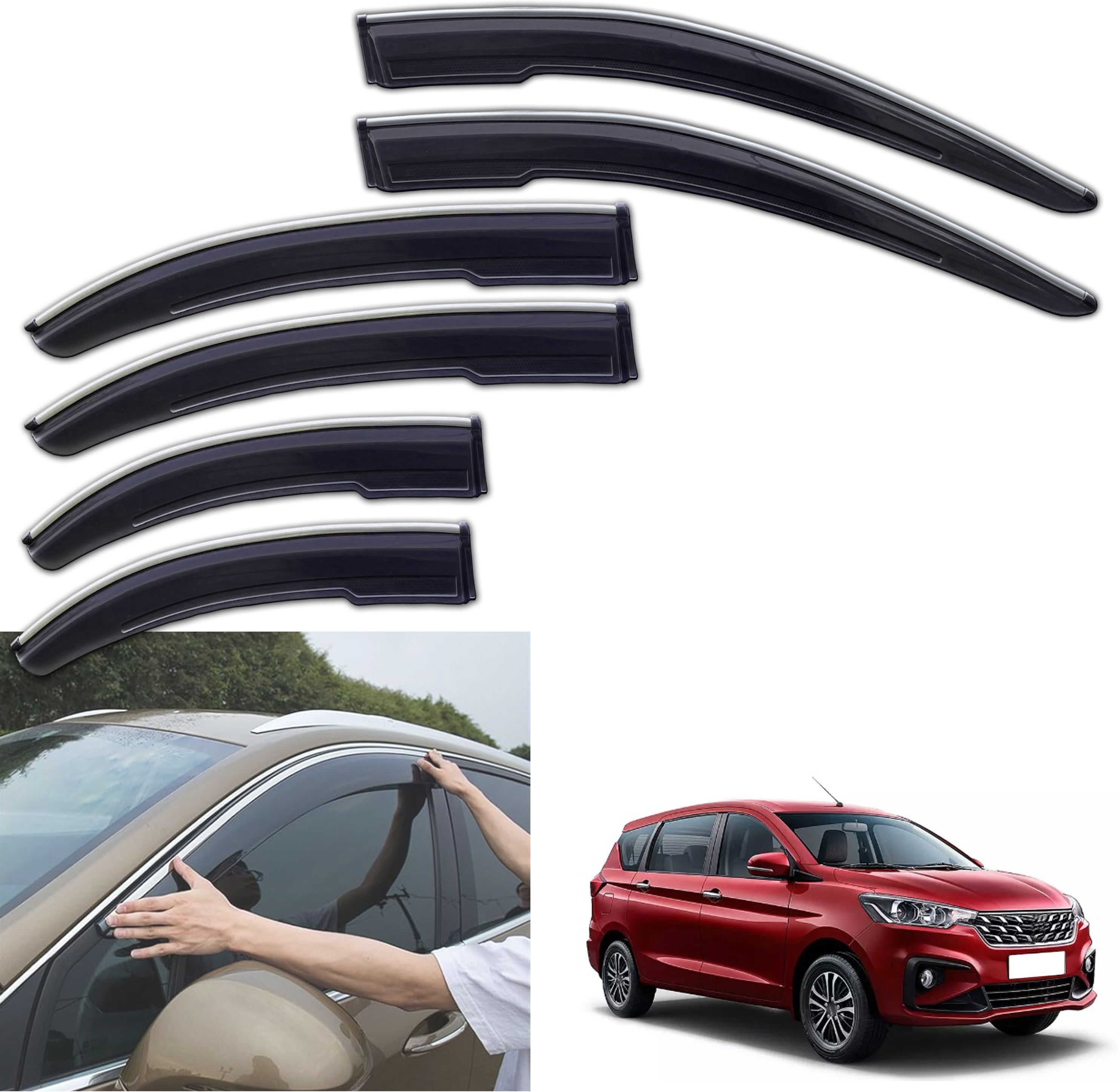 tcstore Non-convertibles Front, Rear Wind Deflector-picture-18