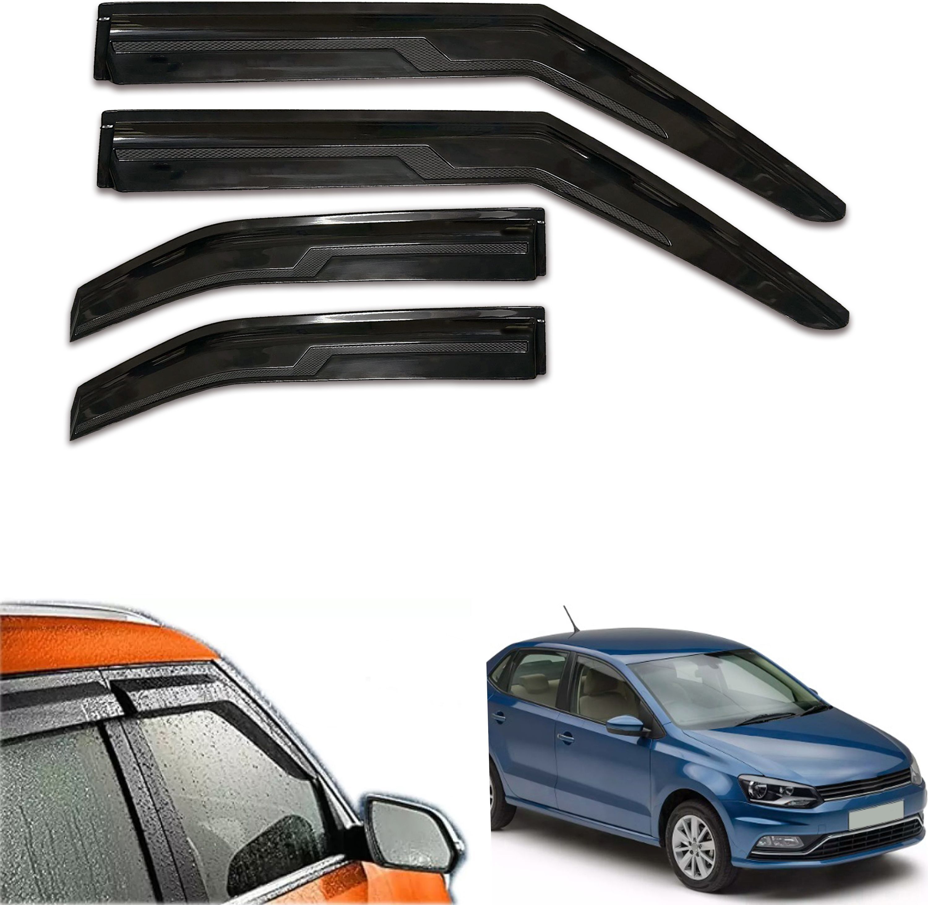 torqway Non-convertibles Front, Rear Wind Deflector-picture-18