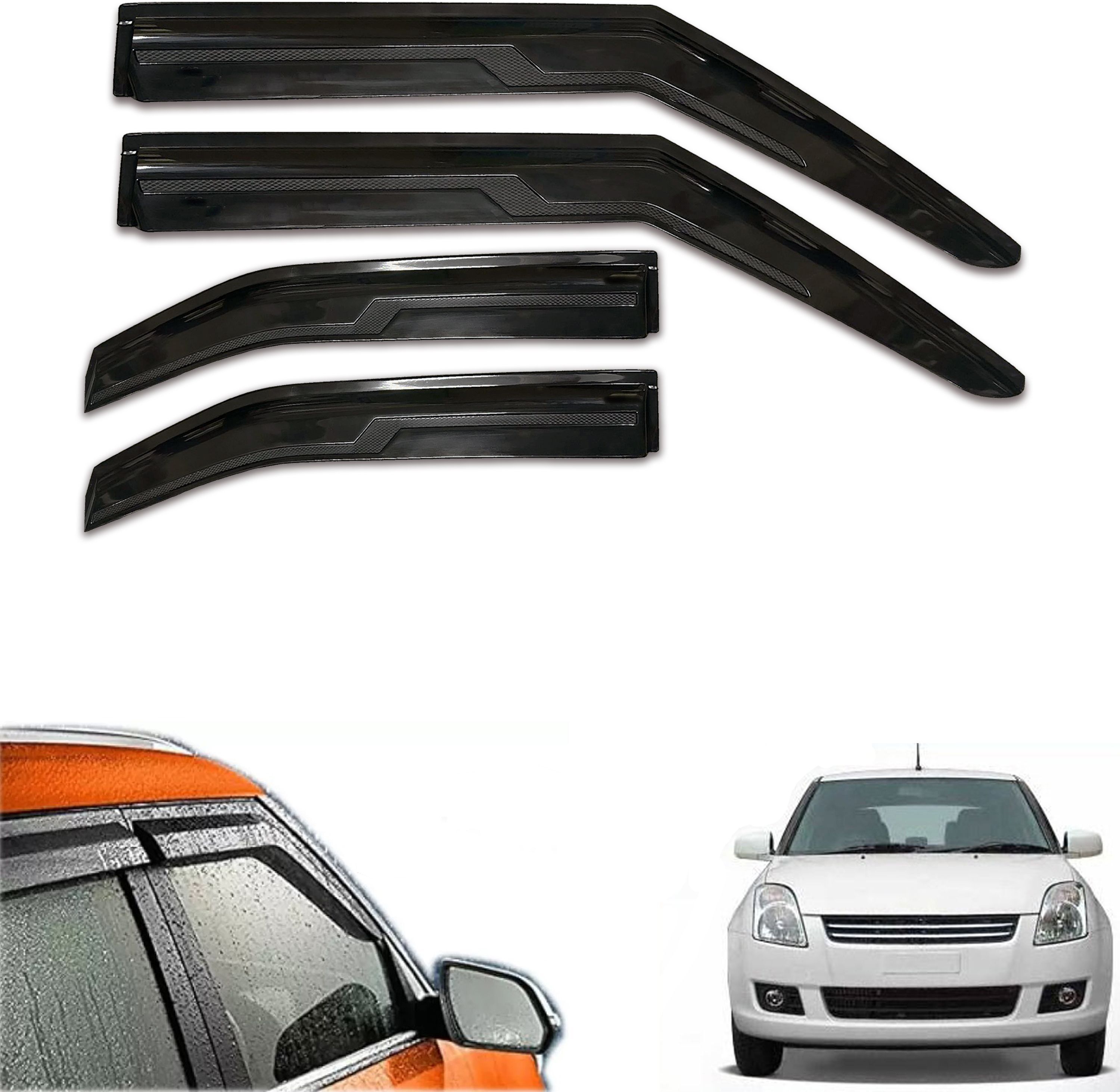 tcstore Non-convertibles Front, Rear Wind Deflector-picture-22