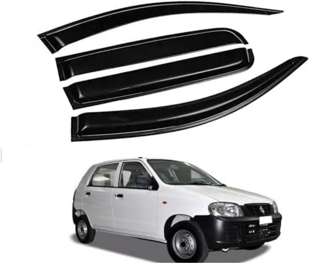 Non-convertibles Front, Rear Wind Deflector-image-24