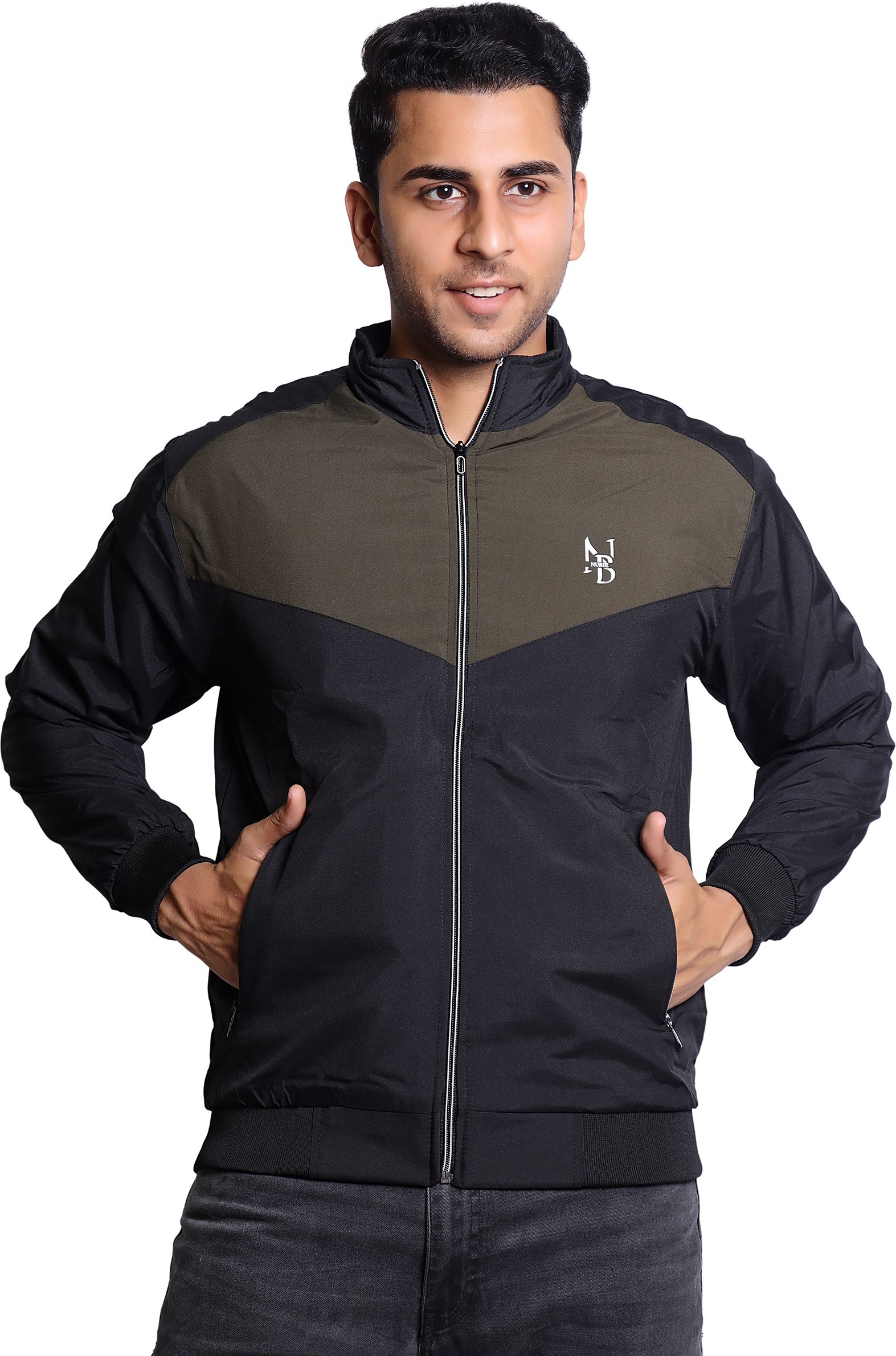 NUBIE Men’s Nylon Windcheater Jacket for Winter Wear – Lightweight, Windproof Solid Men Wind Cheater-picture-16