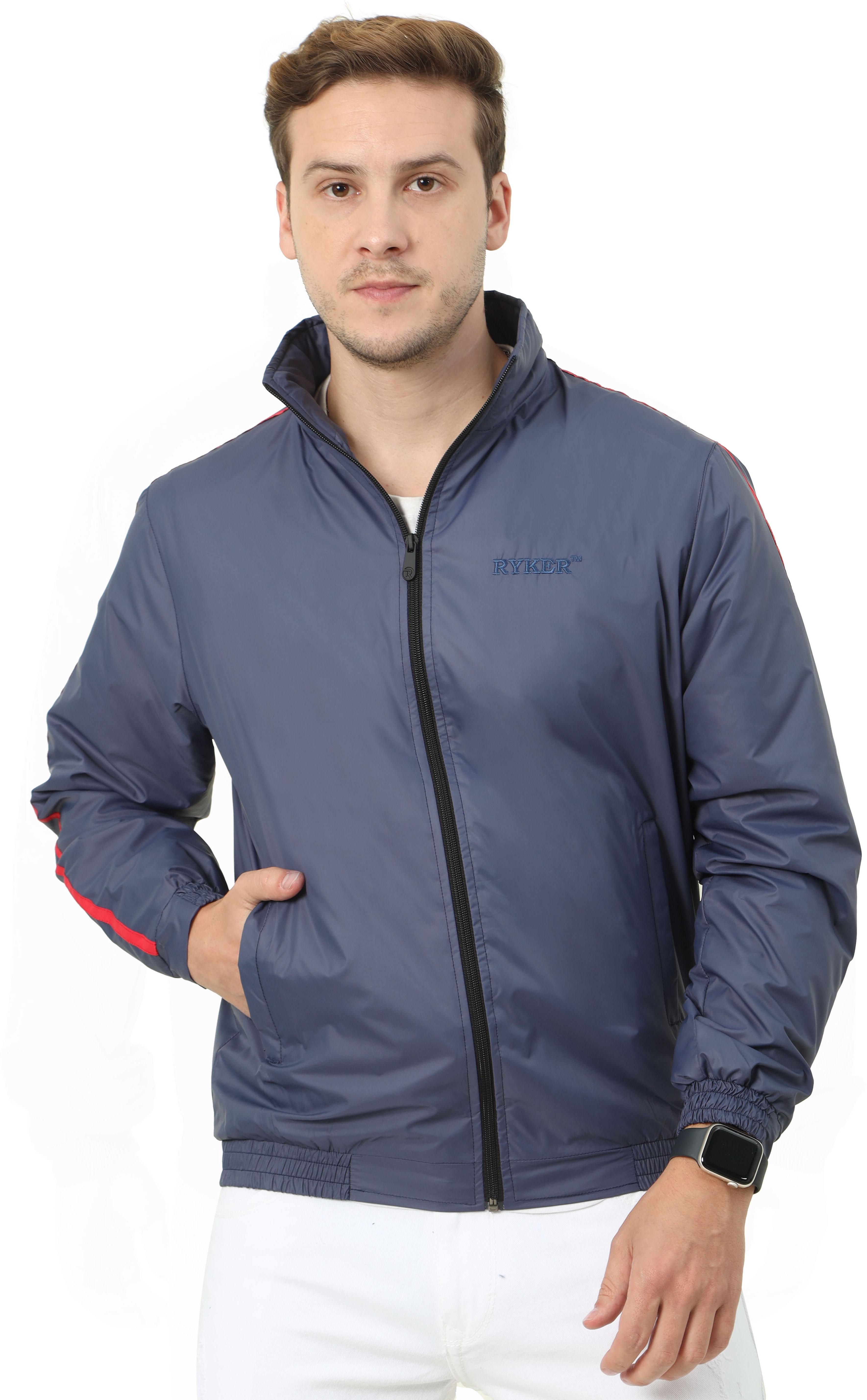 Ryker Men's Outdoor Sporty Jacket Solid Men Wind Cheater-picture-11