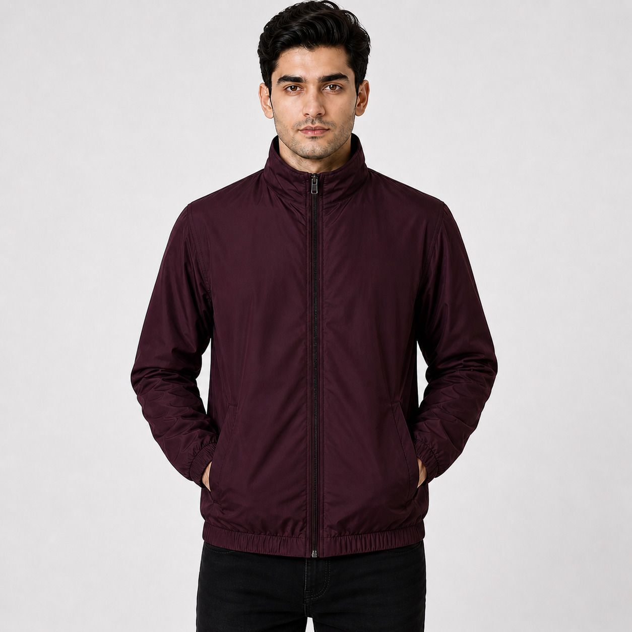 SNF Trendy Solid Men Wind Cheater-picture-39
