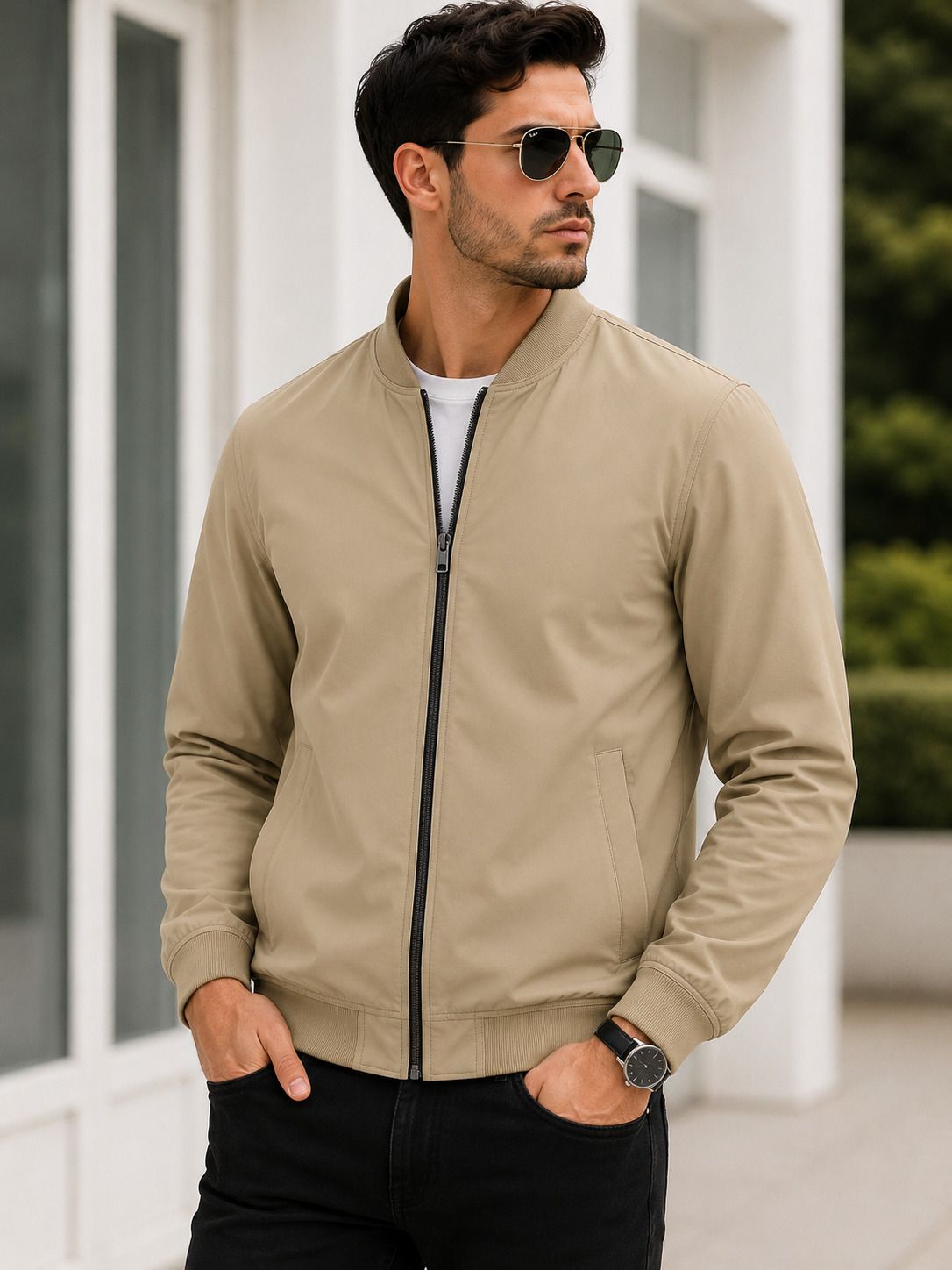 Bcoze Urban Shield Solid Men Wind Cheater-picture-21