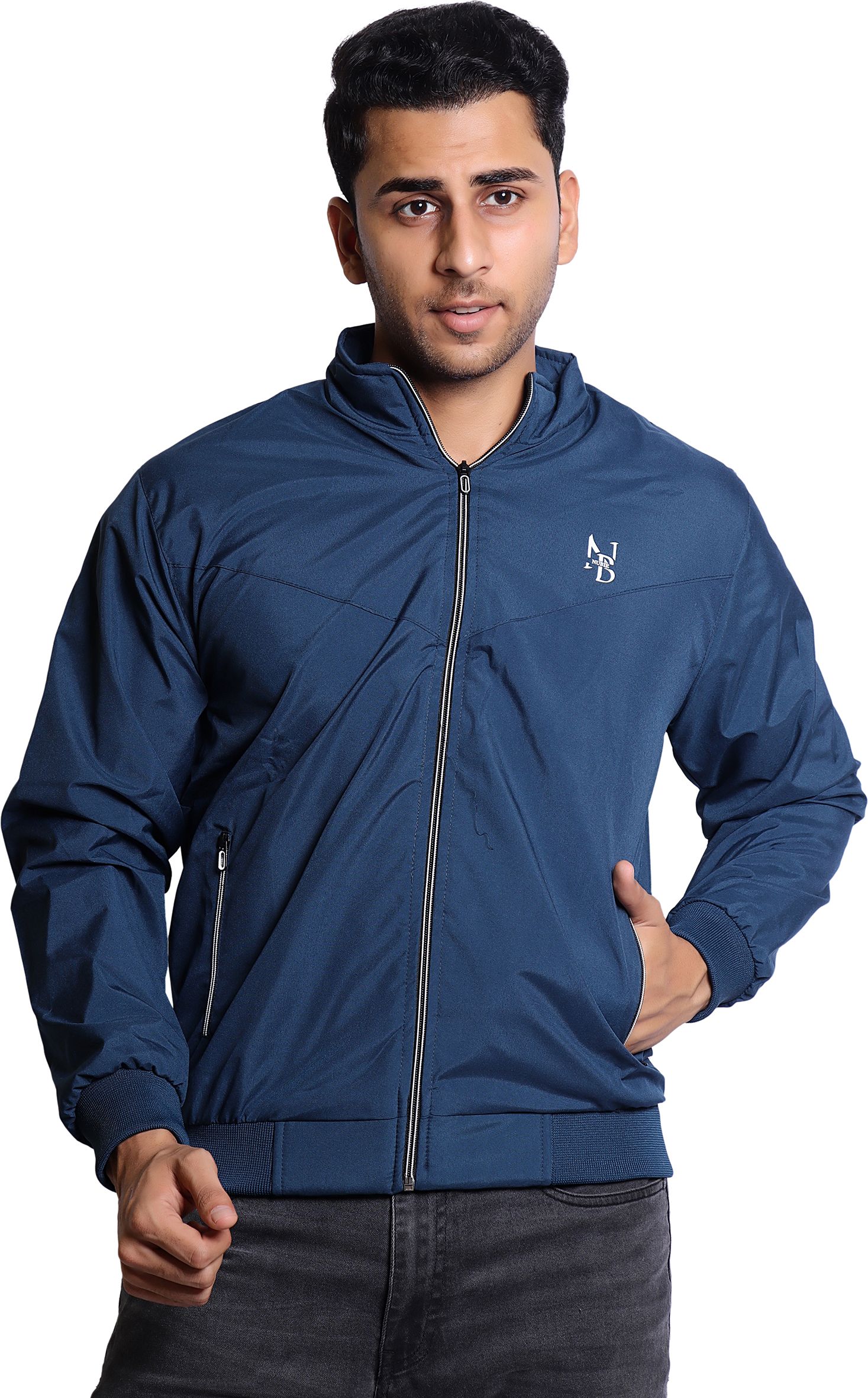 NUBIE Waterproof Polyester Windcheater Sports Gym Running Travel Sunscreen Jacket Solid Men Wind Cheater-picture-14