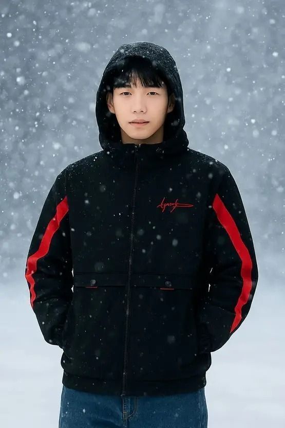 LIFEMOON Full Sleeves with Elastic Cuffs Jacket Men Wind Cheater-image-6