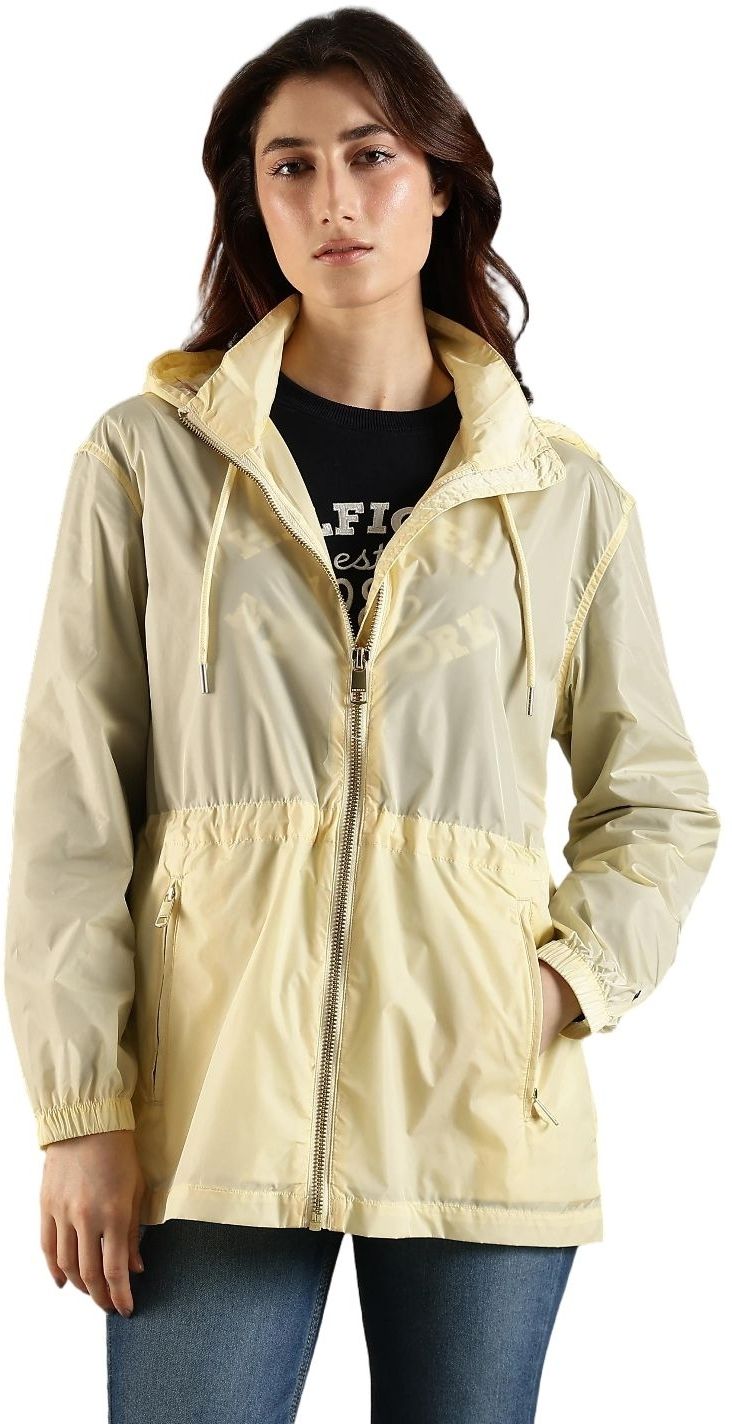 Tommy Hilfiger Regular Fit Polyamide Round Neck Windcheater Jacket Solid Women Wind Cheater-picture-34