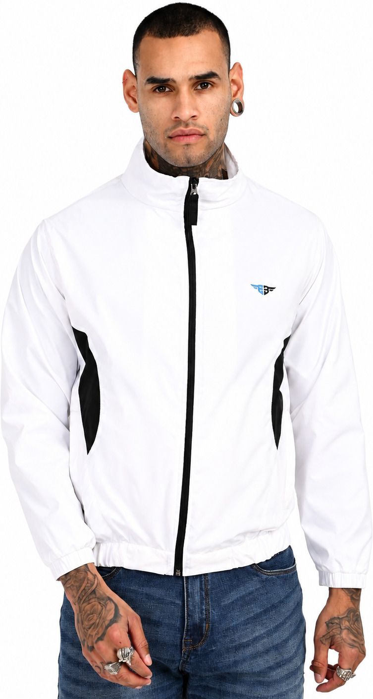 ELEGANT EXPRESS ELEGANT EXPRESS Solid Men Wind Cheater-picture-13