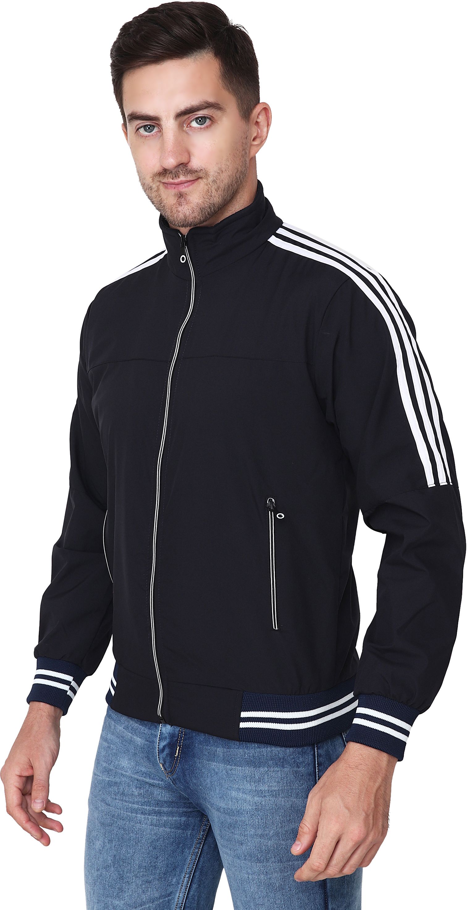Ico Blue Star Solid Men Wind Cheater-picture-23