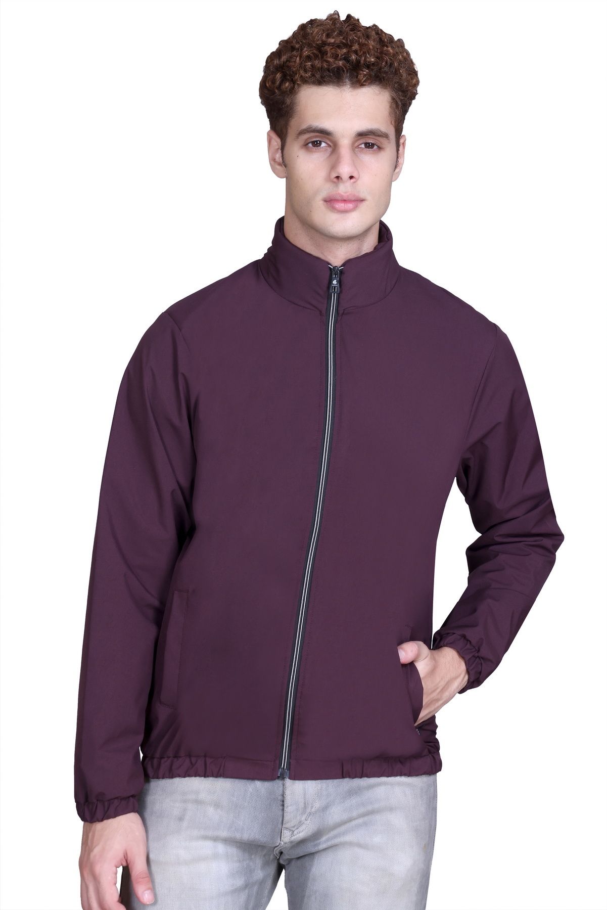 SANHOK Waterproof Polyester Windcheater Sports Gym Running Travel Sunscreen Jacket Solid Men Wind Cheater-picture-11