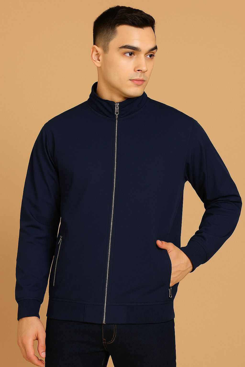 AWIBE MEN SOLID PREMIUM WINDCHEATER JACKET II Men Wind Cheater