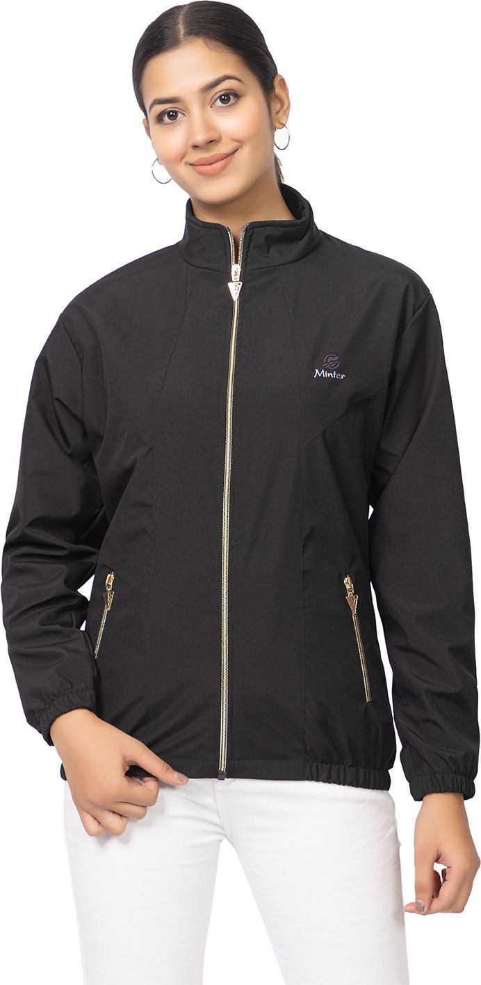 MiNTER Solid Women Wind Cheater