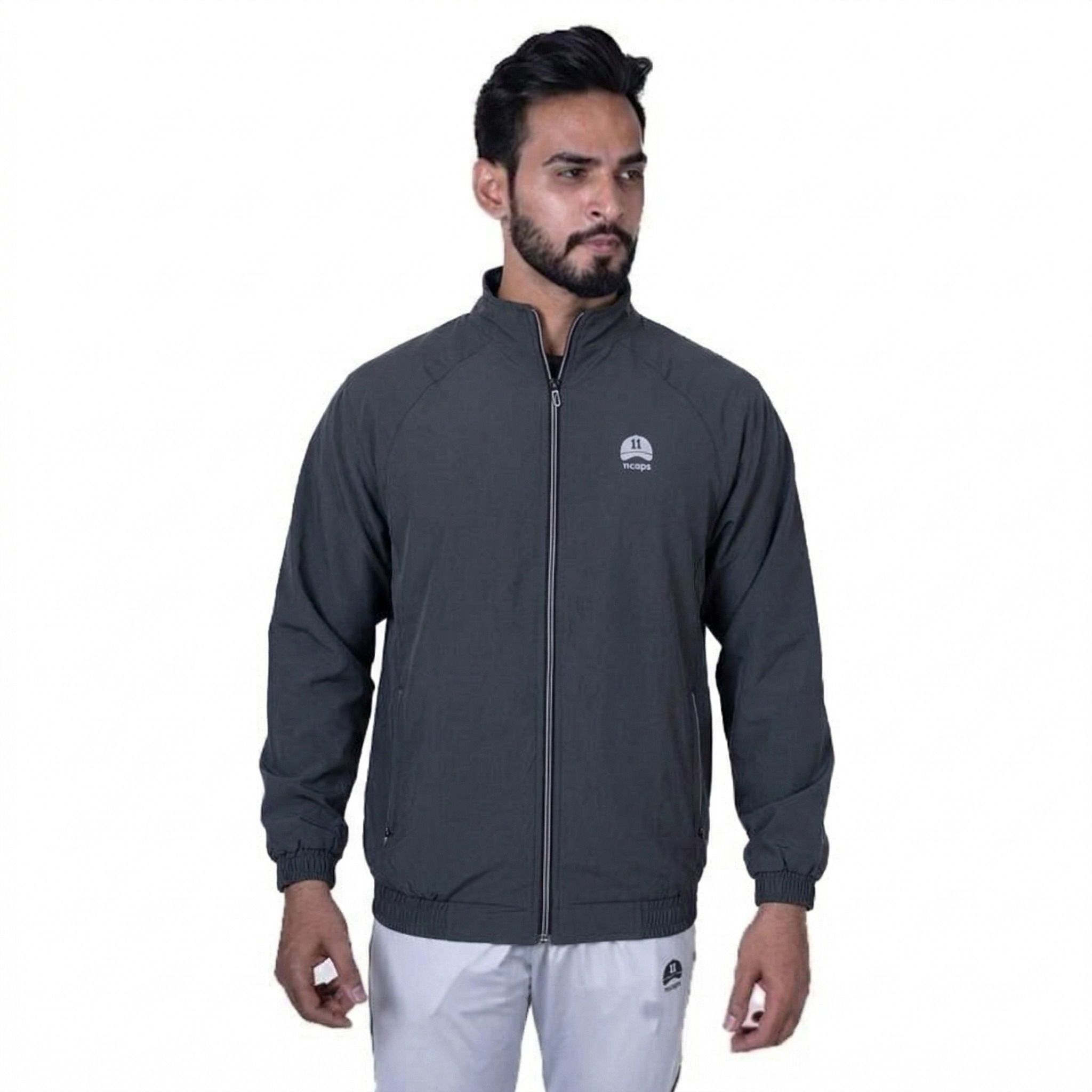 11caps Stylish Foldable, Water-Repellent WindCheater Jacket for Bikers,Cycling,Trekking Solid Men Wind Cheater-picture-28